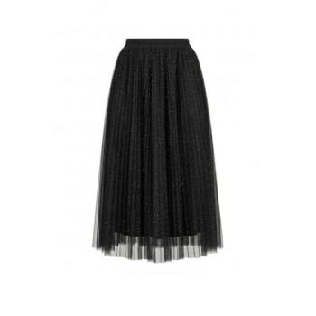 Yumi Black Sparkle Mesh Tulle Skirt – Size 12 Female