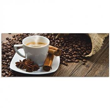 Kaffeetassen‑Leinensack‑Glasprint, Artland – Variationen in der Größe