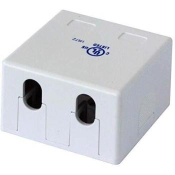 Presa a muro Keystone 2 frutti Bianco