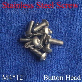 10pcs M4 Round Head Cap Screws