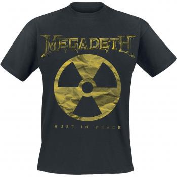 Megadeth Black Rip Logo Tee – S–XXL