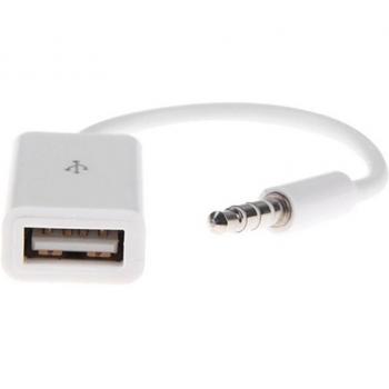 Cable de Audio para Coche: 3.5mm a USB