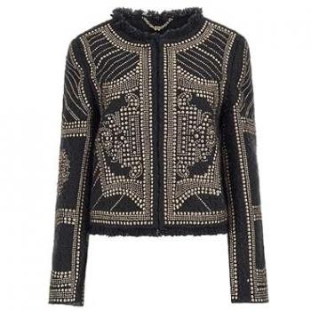 Giacca Marciano con Borchie in Tweed