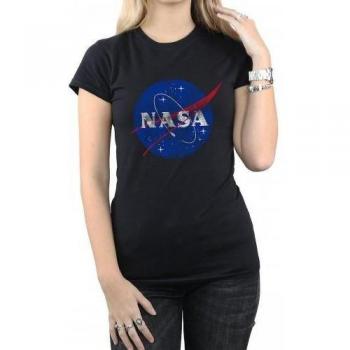 T-shirt en coton pour Femme NASA S Noir