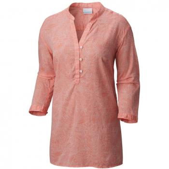 COLUMBIA TUNIQUE FEMME EARLY TIDE TUNIC EN COTON ORANGE (ZING PRINT) TAILLE : S AL1603