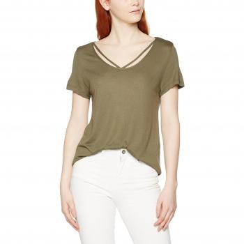 Camiseta ONLY Onlalva s Top Ess, Mujer, Verde, Talla S