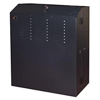 Armadio Rack 19 da Muro Verticale 5U Nero per Server Fino a 58 cm con Montanti Regolabili