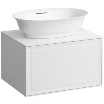 Meuble à tiroirs LAUFEN The New Classic 1 tiroir 57,5x34,5x45,5cm blanc brillant