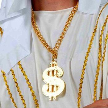 Collana in Oro con Dollaro