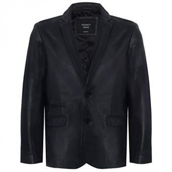Premium Leer Blazer voor Mannen – Londense Versie – 2 Knopen