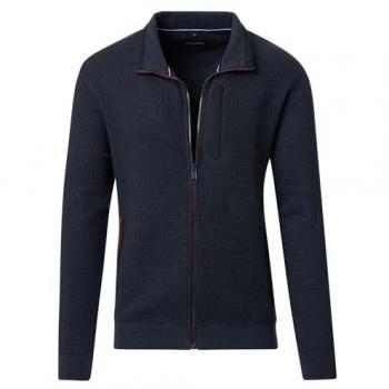 Sweatjacke CASAMODA CASAMODA Sweatjacke uni Gr. L, blau