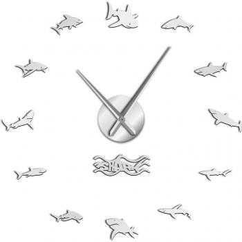 DIY Ocean Sharks Wall Clock Decoration