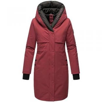 Snowelf Cappotto di Stagione NAVAHOO – Rosso Carminio & Nero