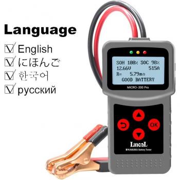 Lancol Micro200 Pro – Testeur de Capacité 12 V