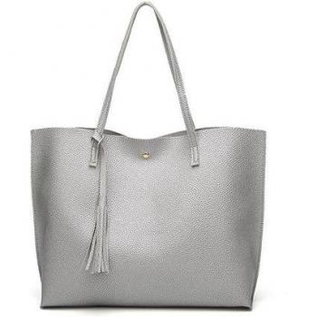 Bote Frauenhandtasche „Quaste“ – Leder, große Größe, 2024 Modell