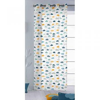 Wolkenvorhang Cool Kids 140 x 260 cm aus 100% Baumwolle, hergestellt in Spanien