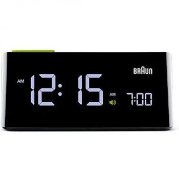 Braun BNC016 Digitaler Wecker mit Temperaturanzeige