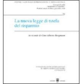 Nuova legge di tutela del risparmio