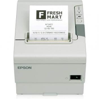 Epson TM‑T88V POS Printer – Model C31CA85044A1, White, United Kingdom, Serial 044A1