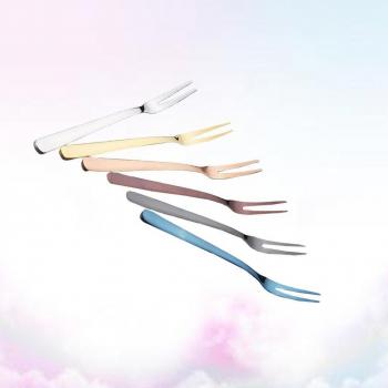 6-Piece Stainless Steel Cake Forks