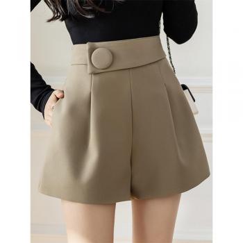 Shorts informales con bolsillos para mujer