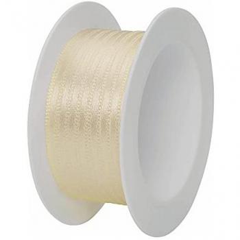 Satin Geschenkband 3mm x 5m beige hell von Stewo