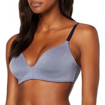 Sloggi Damen Bügelloser BH Wow Embrace P, Blau