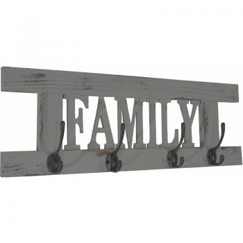 Perchero de Pared Shabby Look 60x21cm