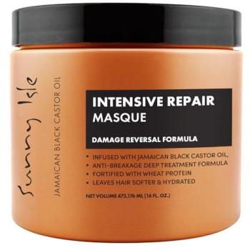 Black Castor Oil Deep Repair Mask, 16oz – Sunny Isle Edition