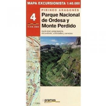 Mapa Excursionista Parque Nacional De Ordesa Y Monte Perdido