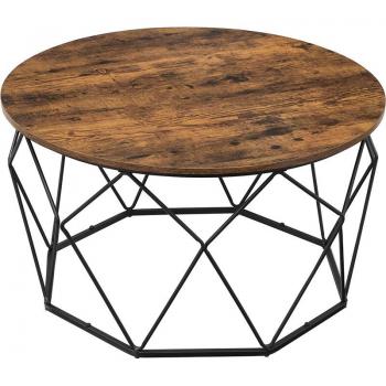 Mesa Vasagle Sala de Estar Dorado