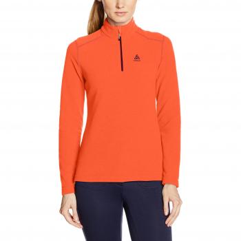 Odlo Damen Midlayer 1/2 Zip LE Tour Pullover & Sweatshirts, rot(hot coral),M