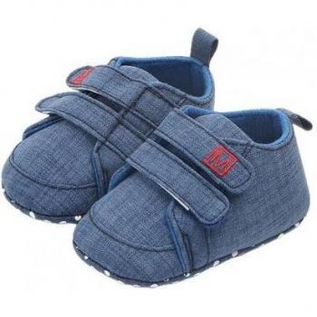 Zapatos de suela plana para bebé, antideslizantes, algodón, 0 a 6 meses