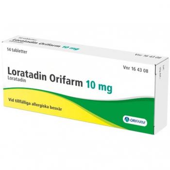 Loratadin Orifarm tabletter 10 mg 14 st
