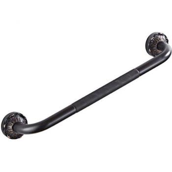 Biggers barra de agarre antideslizante, pasamanos de bronce negro para baño