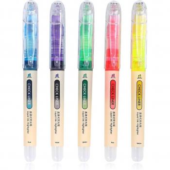 5pcs Highlighter Pen Set for Journals