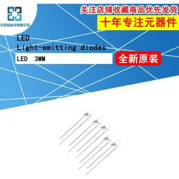 1000 unids/lote LED 3MM patas largas 27mm amarillo