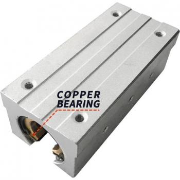 Soporte Deslizante CNC SBR50 sin Lubricación de Aceite, Con Manga Gris-Verde