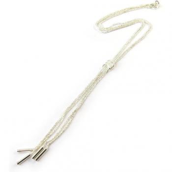 Silver Choreography Design Necklace by Lily's Treasures
