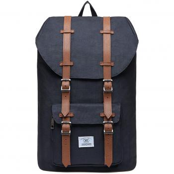 KAUKKO Sac à Dos Ordinateur Portable 15 pouces Noir