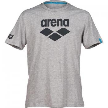 Arena T-Shirt Baumwolle grau XS