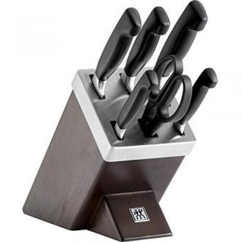 ZWILLING Ceppo di coltelli con coltelli in acciaio inox