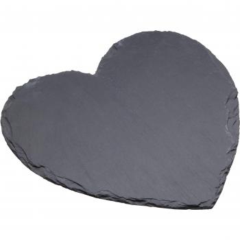 Slate Heart Shaped Serving Platter