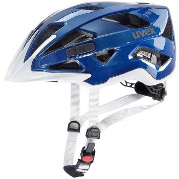 Casco de Ciclismo Uvex Active AZ/BLN Unisex Adulto Azul/Blanco