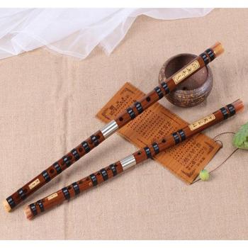 Flauta de bambú con doble enchufe chino