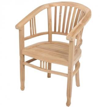 Teakholz Armsessel Rinca für den Garten
