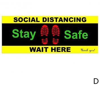 Public Area Safety Distance Sign for Pharmacies