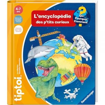 tiptoi® L'encyclopédie des p'tits curieux, Livre interactif, Jeu éducatif électronique sans écran, Dès 4 ans, 13099017, Ravensburger