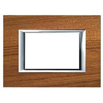 Bticino Axolute – Rechteckige Platte aus Teak 3p
