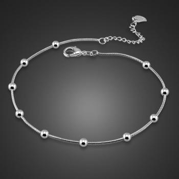 Bracelet de cheville 925 – Accessoire estival chic
